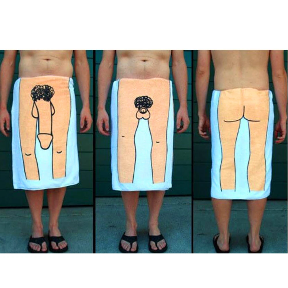 Сексуальное быстросохнущее пляжное банное полотенце Kuso для мужчин и женщин