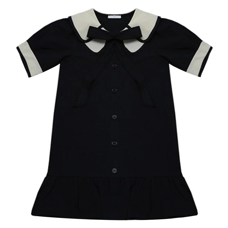

4 to 16 years 2020 New Cotton Girls Dress Kids Ruffles Dress Teen Bow Baby Princess Dress Toddler Children Summer Dress, #8509