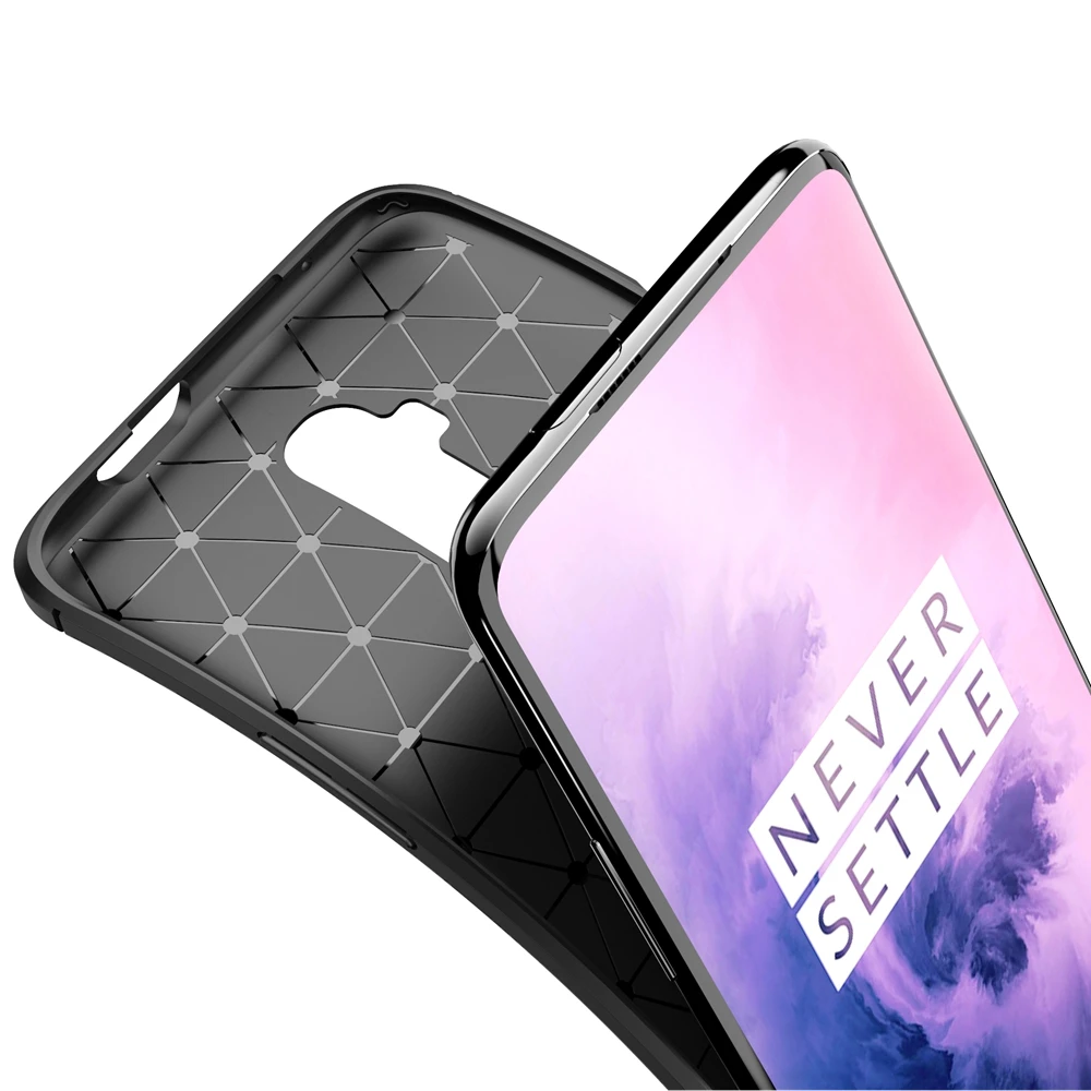 Чехол для Oneplus 7 Pro 7T 6 6T Роскошный тонкий ТПУ бампер противоударный силиконовый