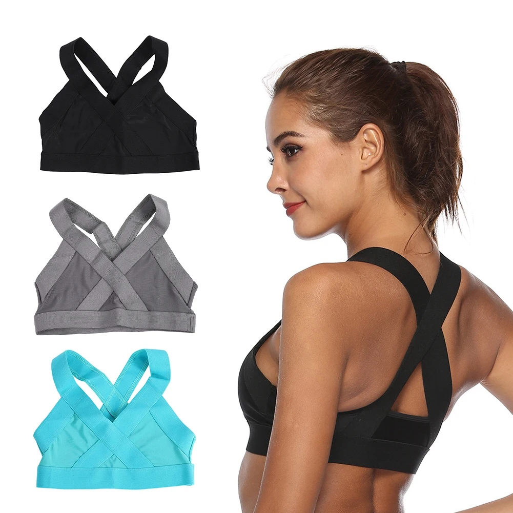 Топ для женщин рубашки йоги дышащий сетчатый ударопрочный спортивный