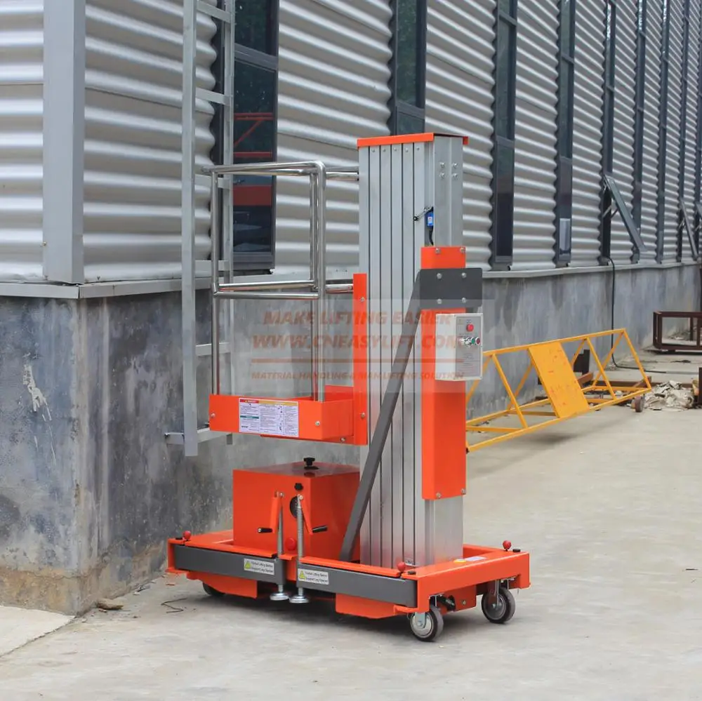 8 м алюминиевый персональный Лифт воздушный рабочий |