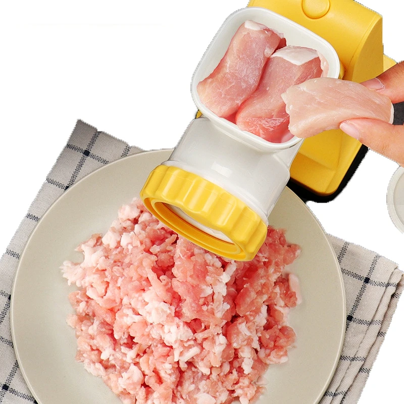 Бытовая портативная ручная мясорубка измельчитель для продуктов кухонные