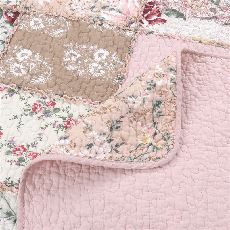 للبيع CHAUSUB الصيف المفرش على السرير لحاف من القطن 1 قطعة اليدوية خليط كوفير التوأم حجم 150*200 سنتيمتر أريكة مبطن بطانية