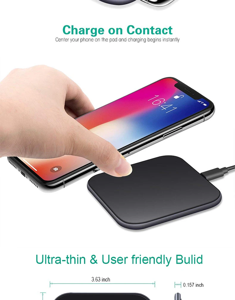 15 Вт QI Быстрая зарядка беспроводное быстрое зарядное устройство usb tpye c QC 3,0 мобильная телефонная станция для iphone samsung s9 xiaomi SIKAI