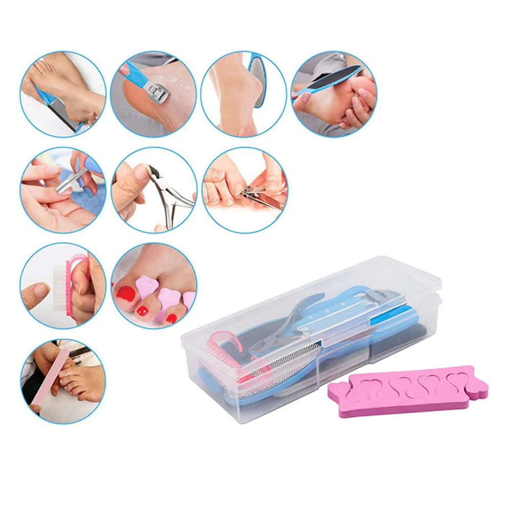 

20PCS Foot Hard Skin Dead Skin Scraper Remover Pedicure Foot Care STOCK Foot File Kits Mix Color