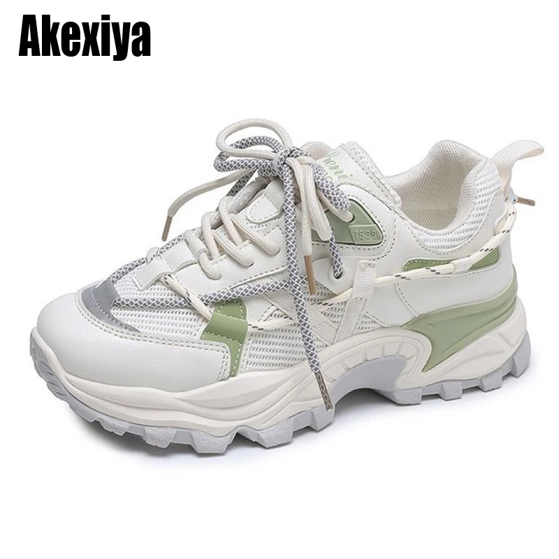 

Sneakers Women Shoes 2021 Breathable Sports Shoes Woman Lace-up Autumn Ladies Shoes Women Sneakers BC1143