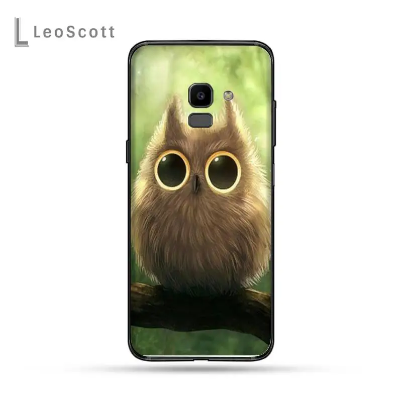 

Cute Owl Hearts Lover Phone Case For Samsung Galaxy J2 J4 J5 J6 J7 J8 2016 2017 2018 Prime Pro plus Neo duo