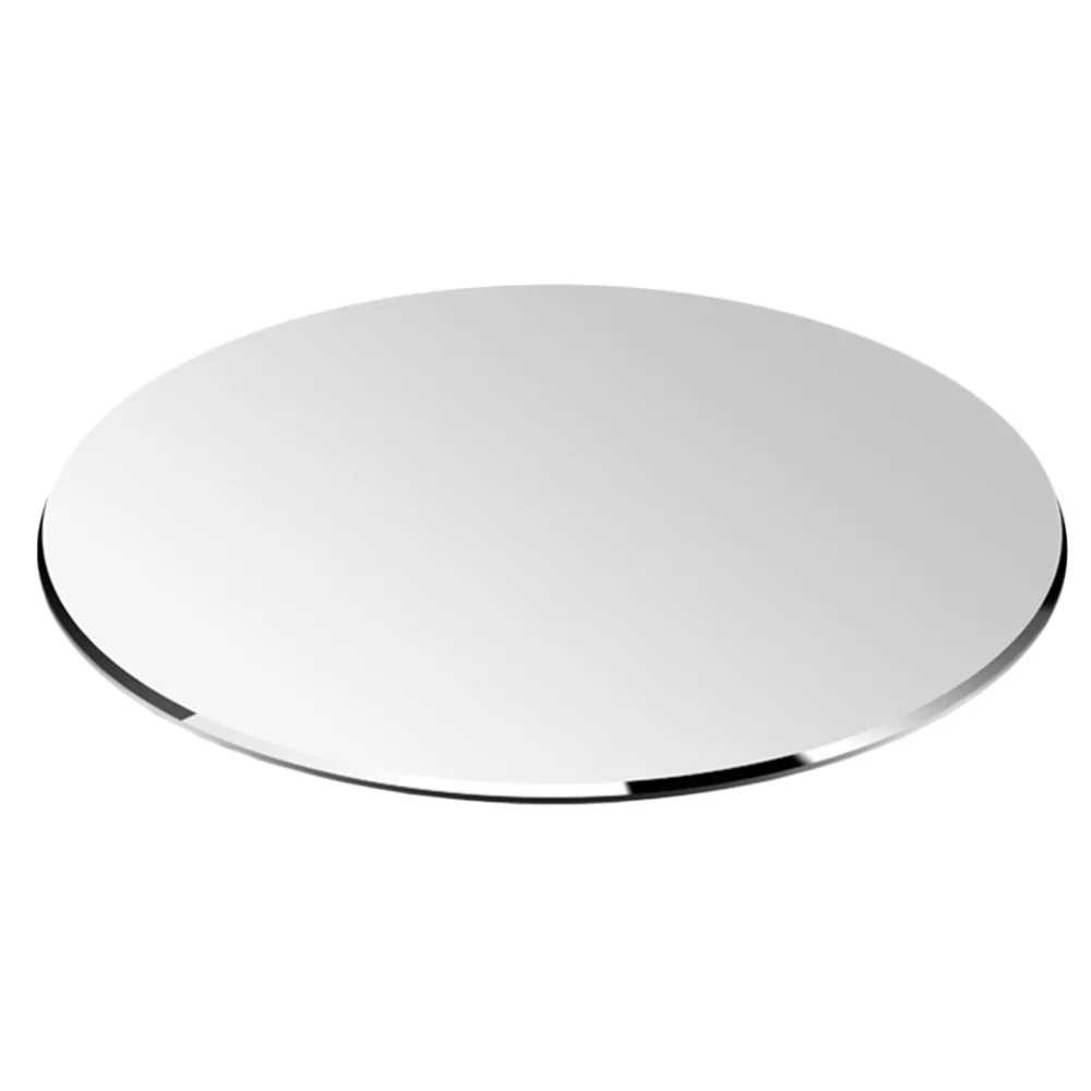 

2pcs Aluminum Alloy Pad Creative Round Mat Simple Protector Fashion Cushion (Silver 20x20cm)