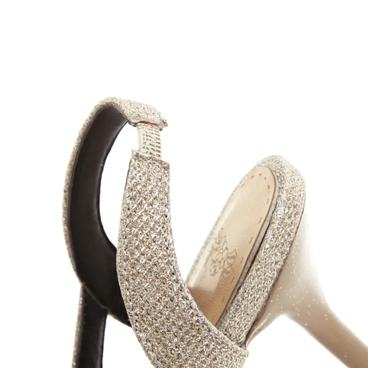 Большие размеры Босоножки на высоком каблуке Женская обувь Женские летние