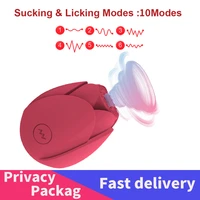 rose 10 speeds vagina sucking vibrator intimate good nipple sucker oral licking clitoris stimulation powerful sex toys for women