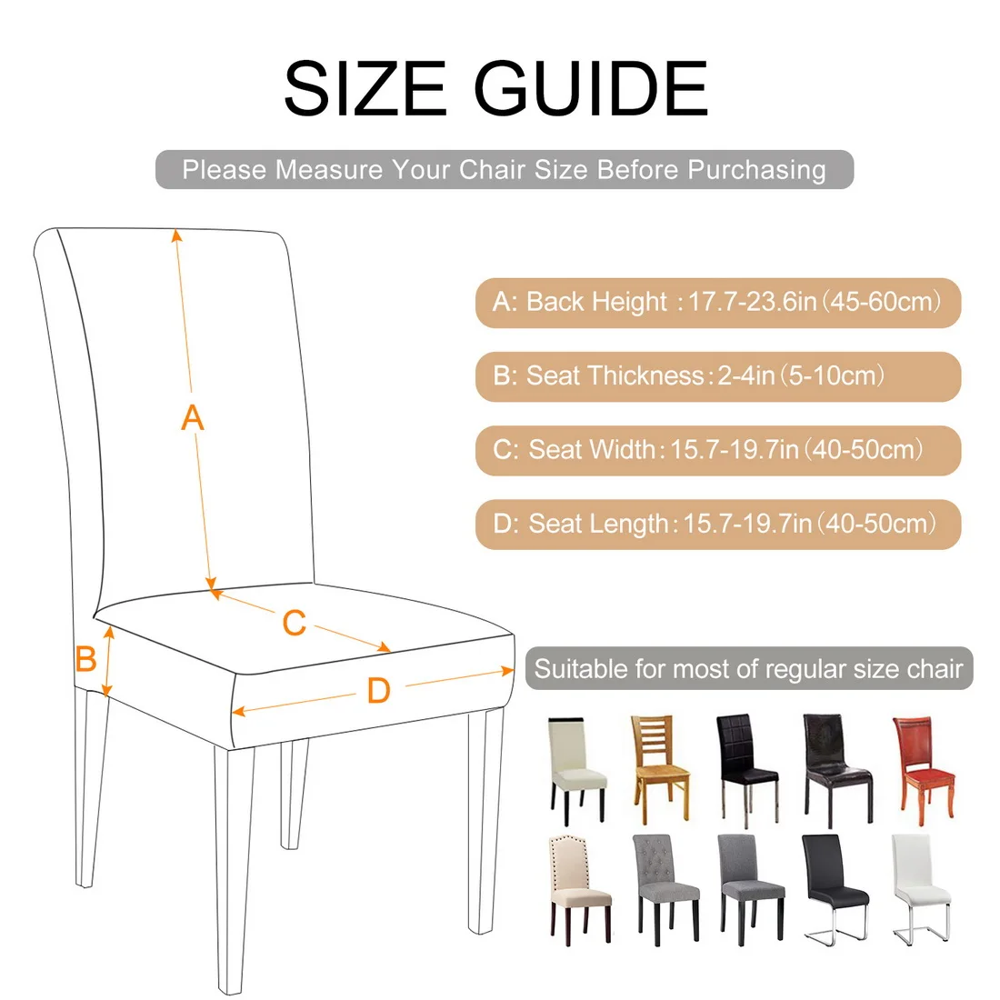 

Geometric Chair Covers Jacquard Anti-dirty Removable Desk Seat Armchair Cushion Cover Dust Guards For Home Kitchen Banquet Hotel