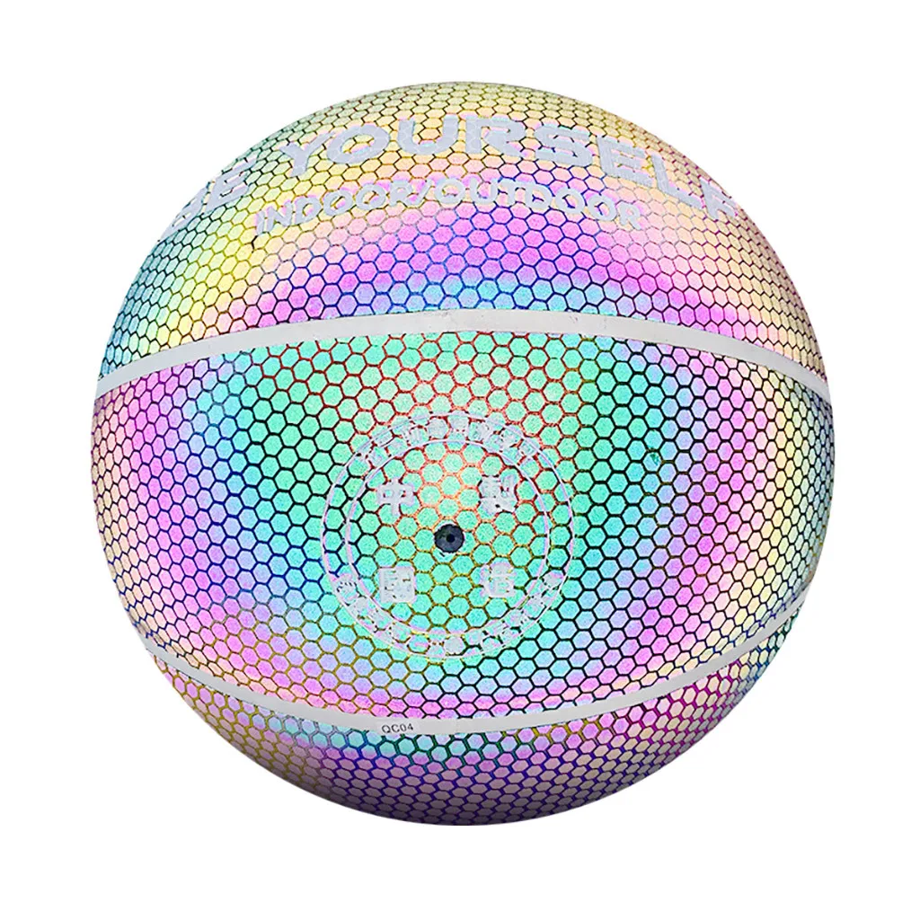 Светящийся светоотражающий баскетбольный светильник без батареи Размер