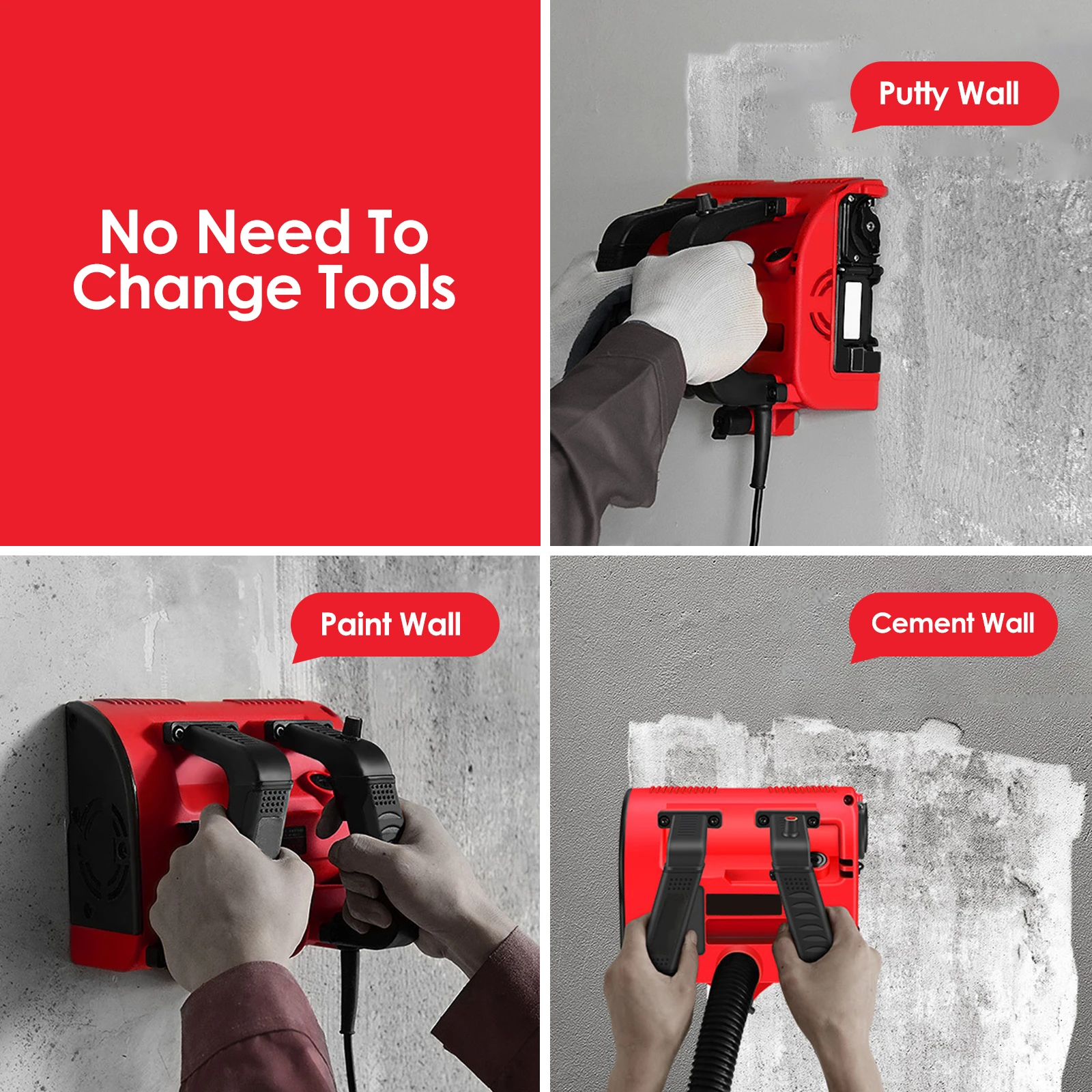 

Planing Wall Machine Concrete Wall Grinding Machine Rough Planer Wall Renovation Electric Concrete Wall Chaser Cutter Machine