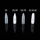 50 шт. иглы, Перманентный макияж, иглы Кепки для Драконамозаикатату-машина 