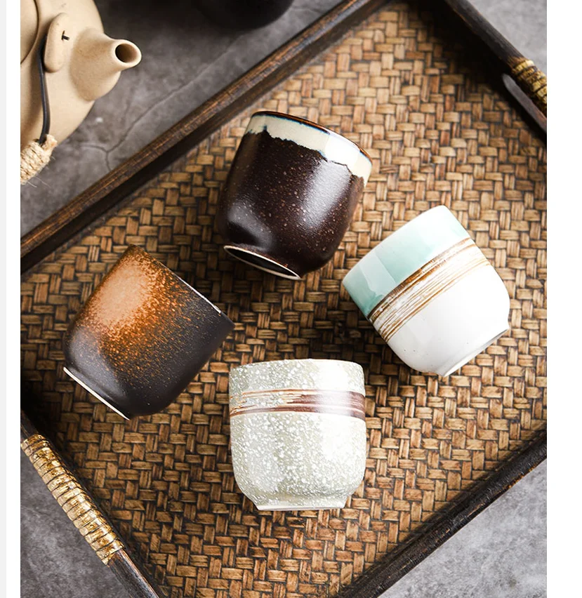

RHE 200ml new coffee cup ceramic mug beer tea cup whiskey glass beverage cup ceramic latte specialty coffee