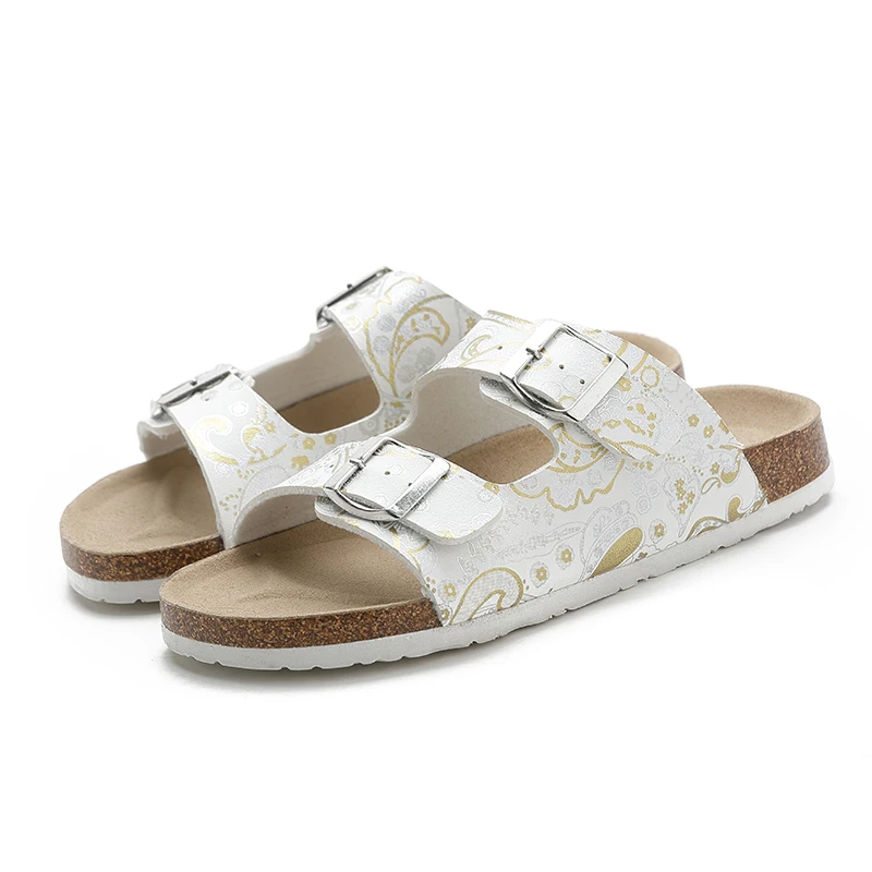 

Shoes Ladies' Slippers Low Luxury Slides Summer Clogs Woman Designer Beach Flat Rome Scandals PU Hoof Heels Fabric Beach Shoes S