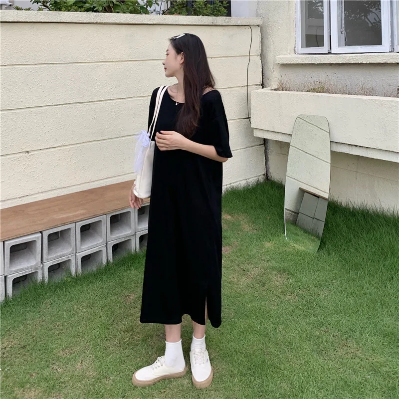 

Real Shot Lycra Cotton 2021 Summer New Casual Korean Style