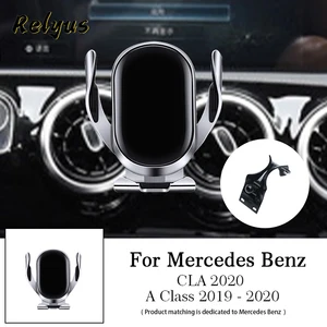 car wireless charger car mobile phone holder mounts gps stand bracket for mercedes benz a class cla w177 w118 c118 accessories free global shipping