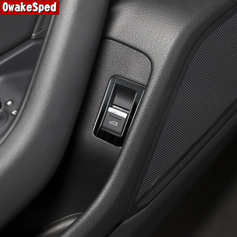 

Декоративная рамка для двери и багажника из нержавеющей стали, отделка для Audi A6 C8 2019 2020 LHD, автомобильный Стайлинг, аксессуары для интерьера