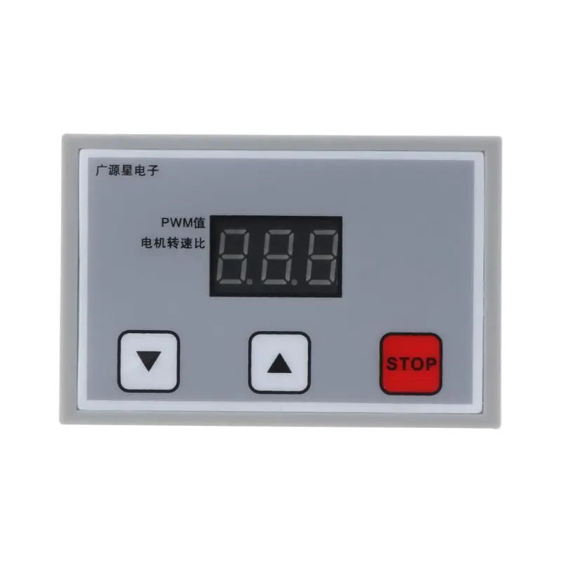 Цифровой дисплей 0 ~ 100% Регулируемый DC 12V 24V 5A 120W ШИМ регулятор скорости двигателя