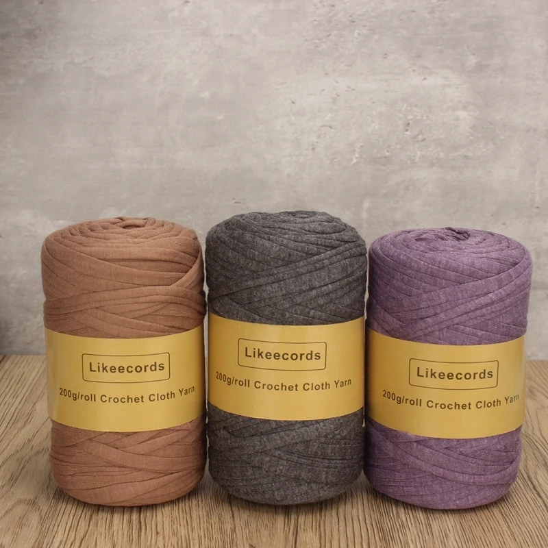 Ткань для вязания крючком Likeecords ручная вязка вязание шерсть ручной вязки сумка