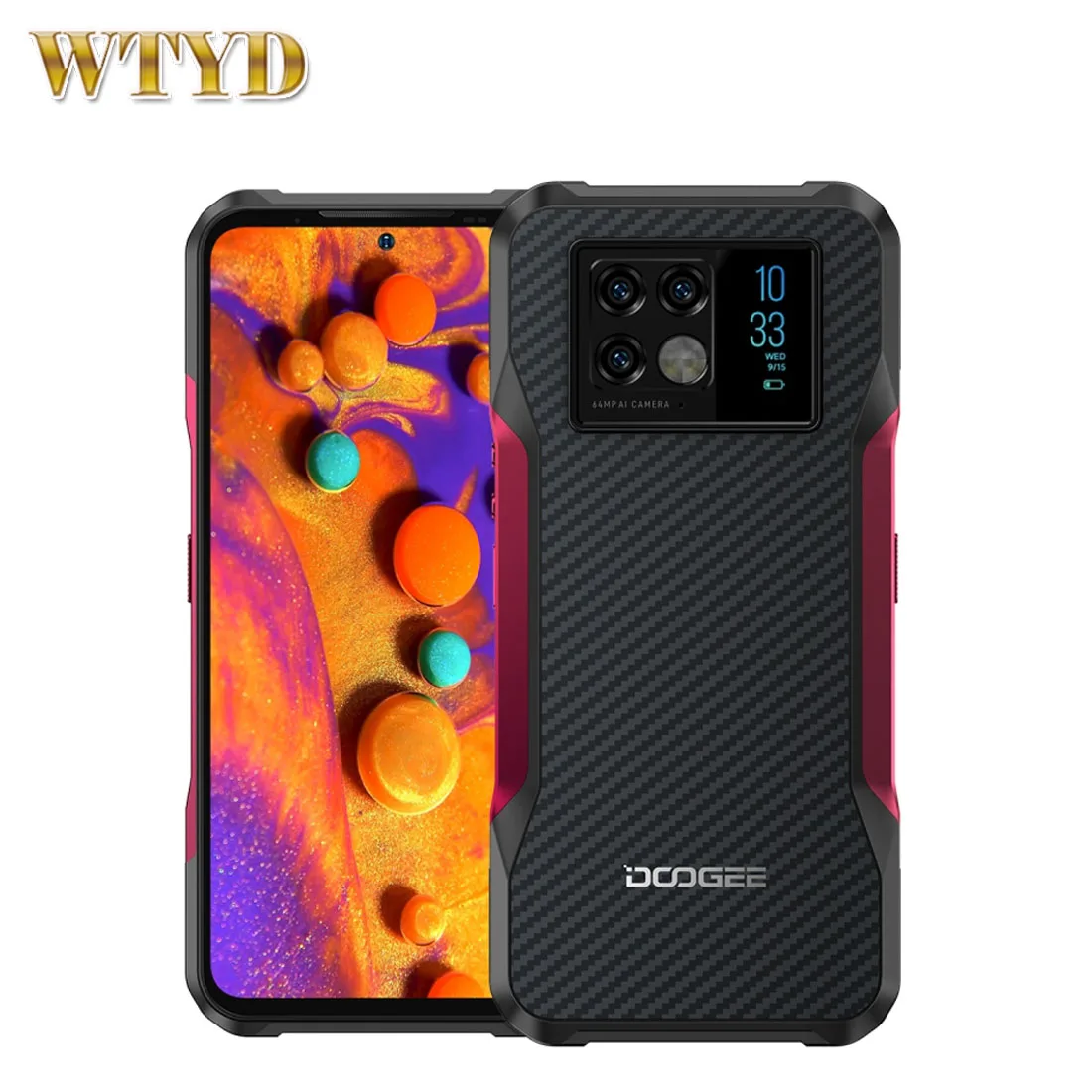 DOOGEE V20 смартфон с 5 5-дюймовым дисплеем ОЗУ 8 Гб ПЗУ 6 43 ГБ 64 мп | Мобильные телефоны и