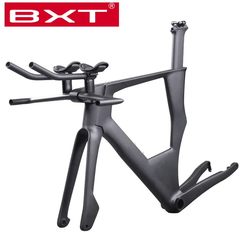 Карбоновая рама ТТ карбоновая триатлона 700C вилка для гоночного велосипеда руль с