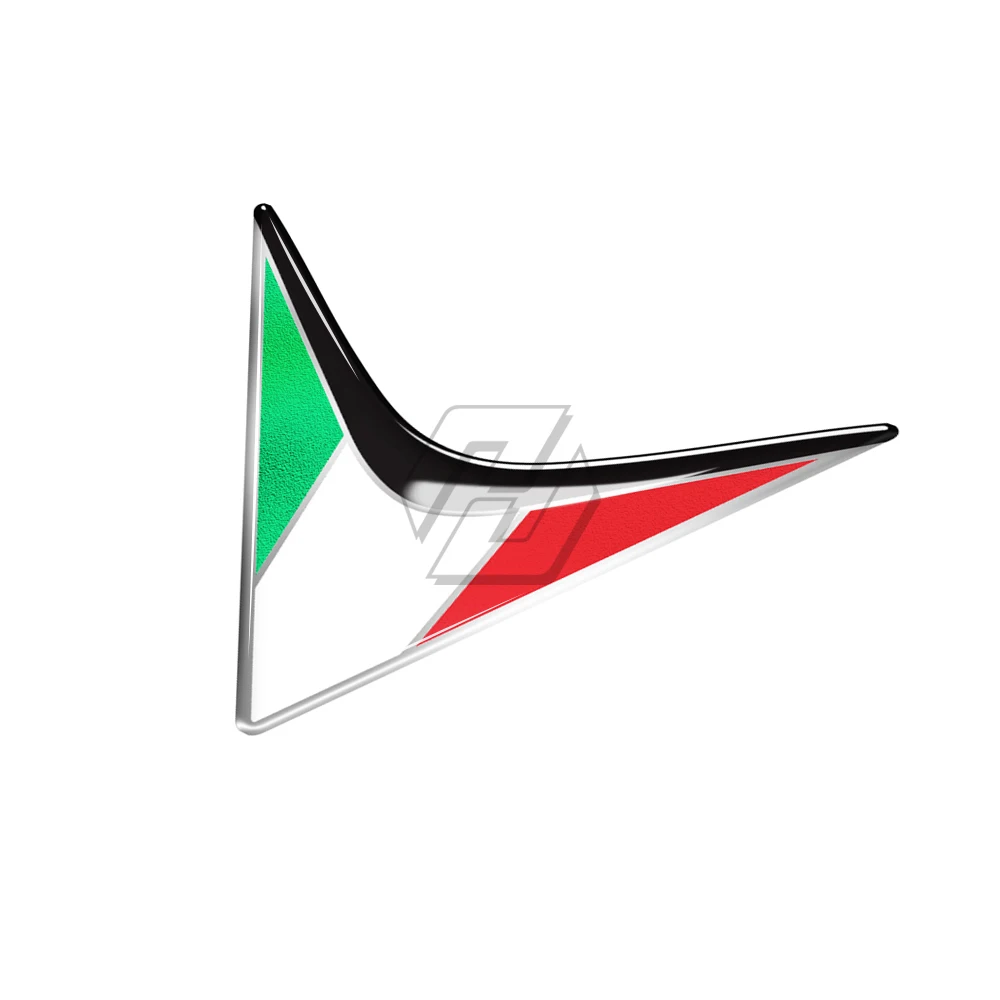 3D резиновые мотоциклетные передние обтекатели наклейки Италия наклейка чехол