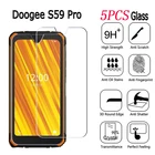 5 шт. закаленное стекло Для doogee s59 pro защитная накладка для телефона Для doogee s59 pro 9h 2.5d Защитная пленка для экрана