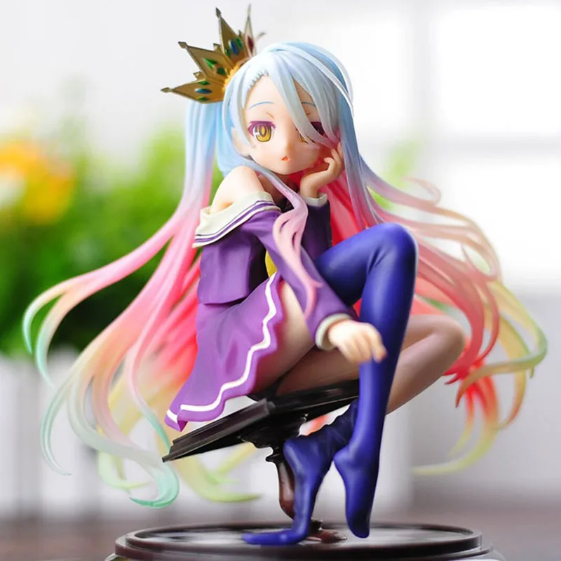 

Cute Anime No Game No Life Shiro Toy Figures PVC Toys So Sexy Girl Kit Brinquedos Model Birthday Gift Movie Fans Collection