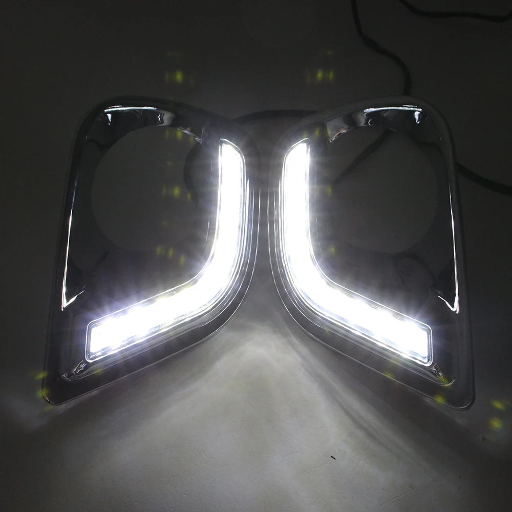 1 комплект автомобильные светодиодсветодиодный дневные ходовые огни для Toyota RAV4