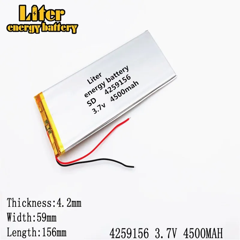 

4500mAH 4259156 Li-ion Tablet pc battery For 7,8,9 inch tablet PC 3.7V Polymer lithiumion Battery With High Quali