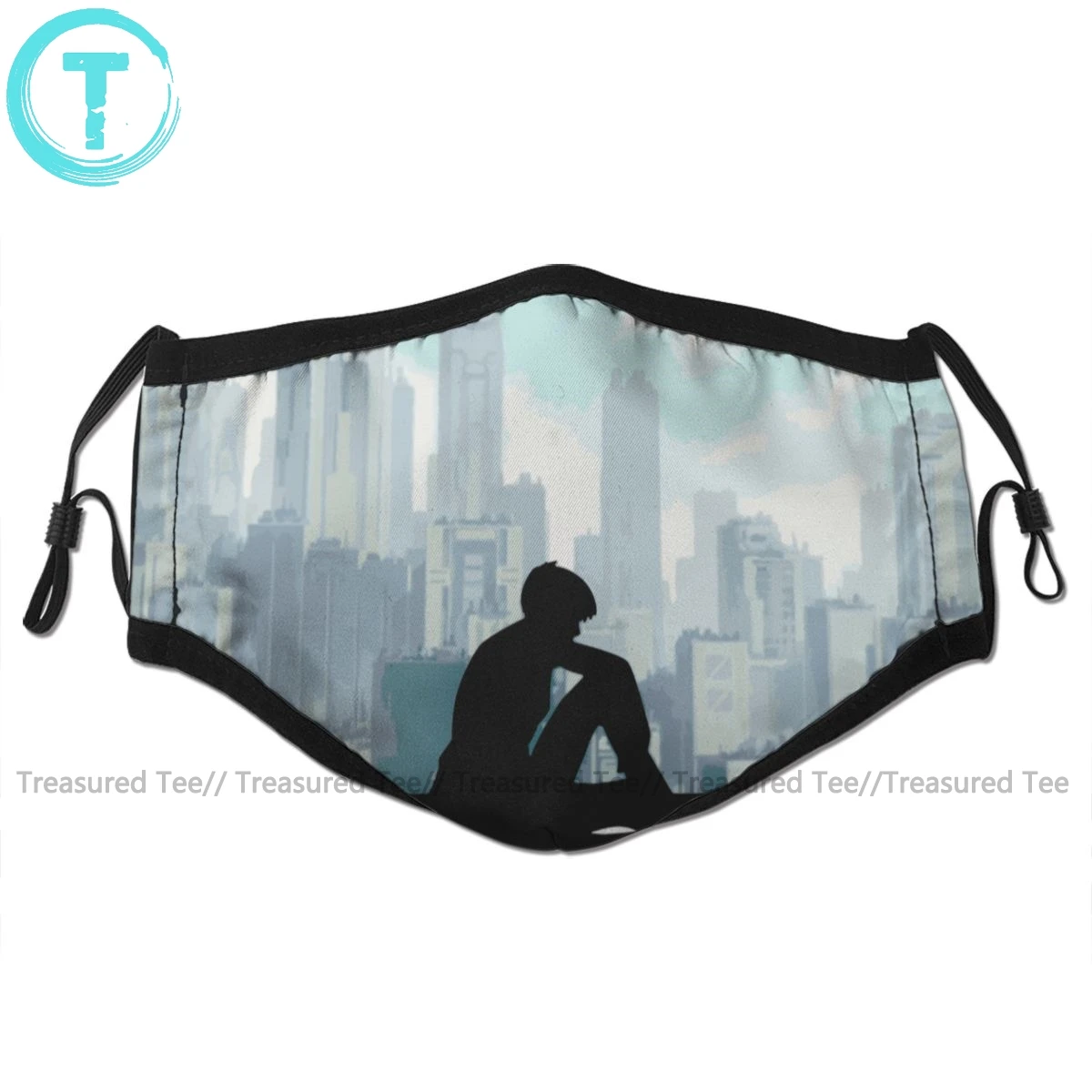 

Ghost In The Shell Mouth Face Mask Ghost In The Shell Facial Mask Cool Fashion with 2 Filters for Adult