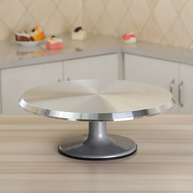 Инструмент для выпечки 12 дюймов сплав крема украшения торта серебряный