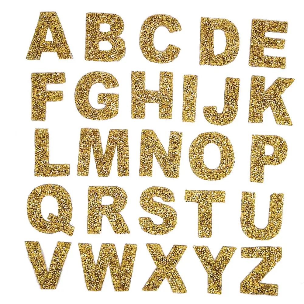 Термоклейкие надписи для одежды стразы горячей фиксации 26 шт. |