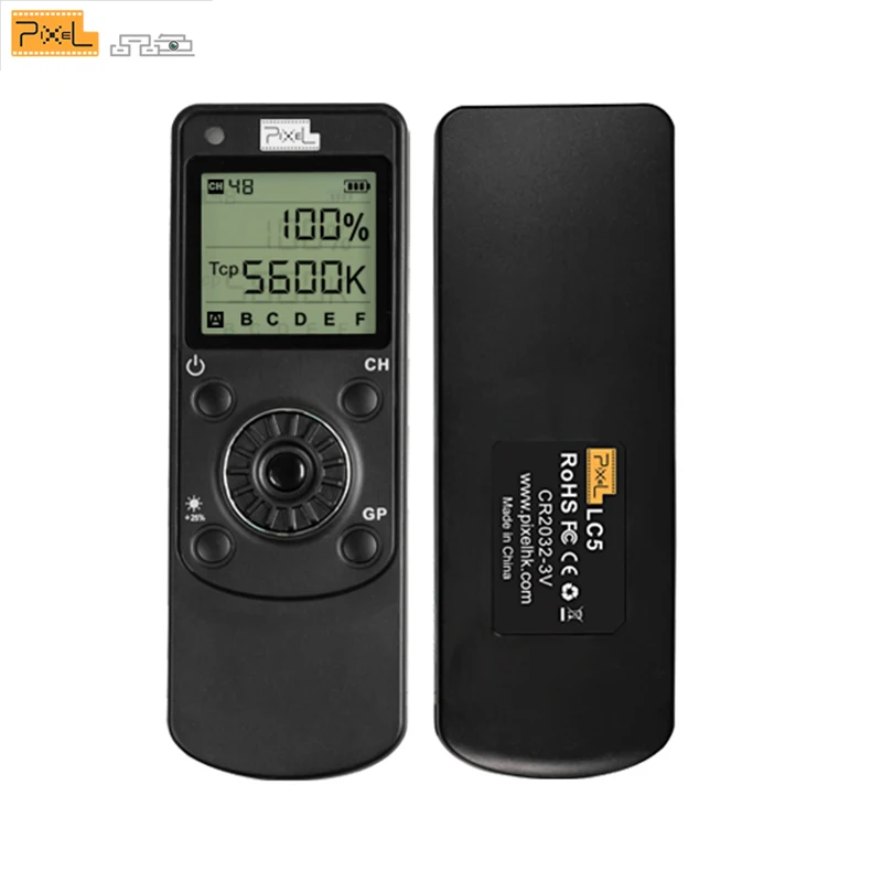 Pixel LC5 беспроводной затвор Relase светодиодный пульт дистанционного управления для