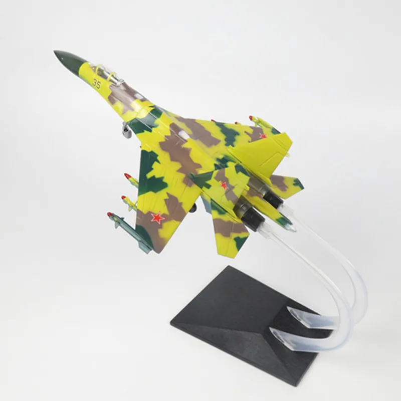 

1:72 ABS Static Simulation Aircraft model Russian Soviet Union SU-35 Airline Fighter DIY Assembled airplane model Military Plane