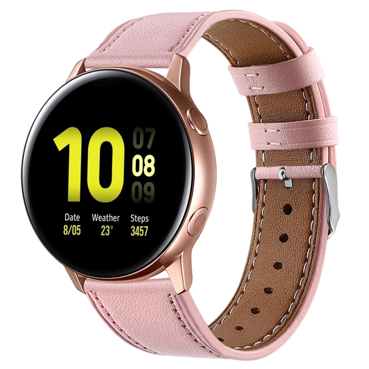 Для samsung Galaxy Watch Active 2 кожаный ремешок 20 мм высококлассный верхний слой из натуральной кожи дышащий сменный Браслет