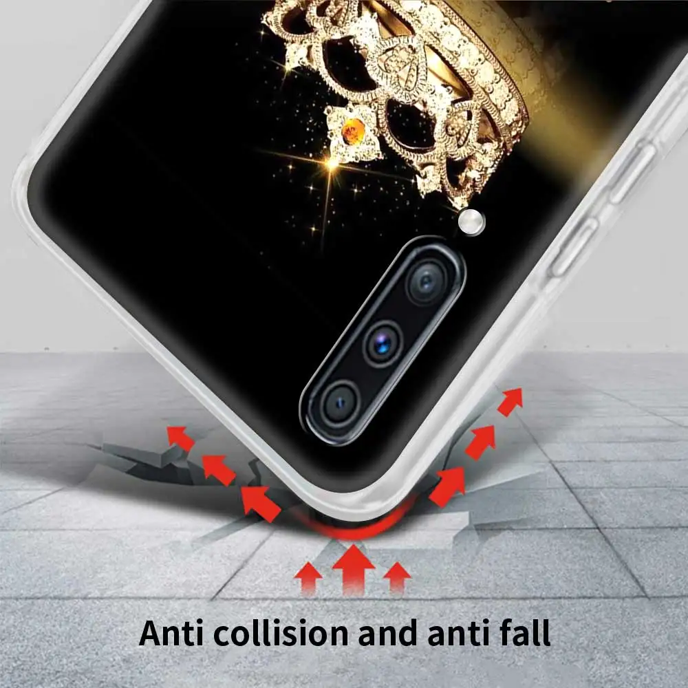 phone case for samsung galaxy s20 fe s21 s22 s10 plus note 20 ultra 10 lite 9 matte tpu back cover sac hot gold letter transpare free global shipping