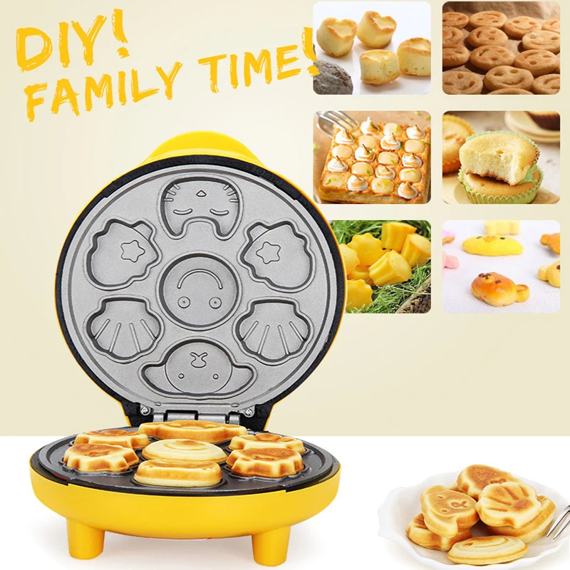 Бытовая миниатюрная электрическая машина для выпечки тортов с антипригарным