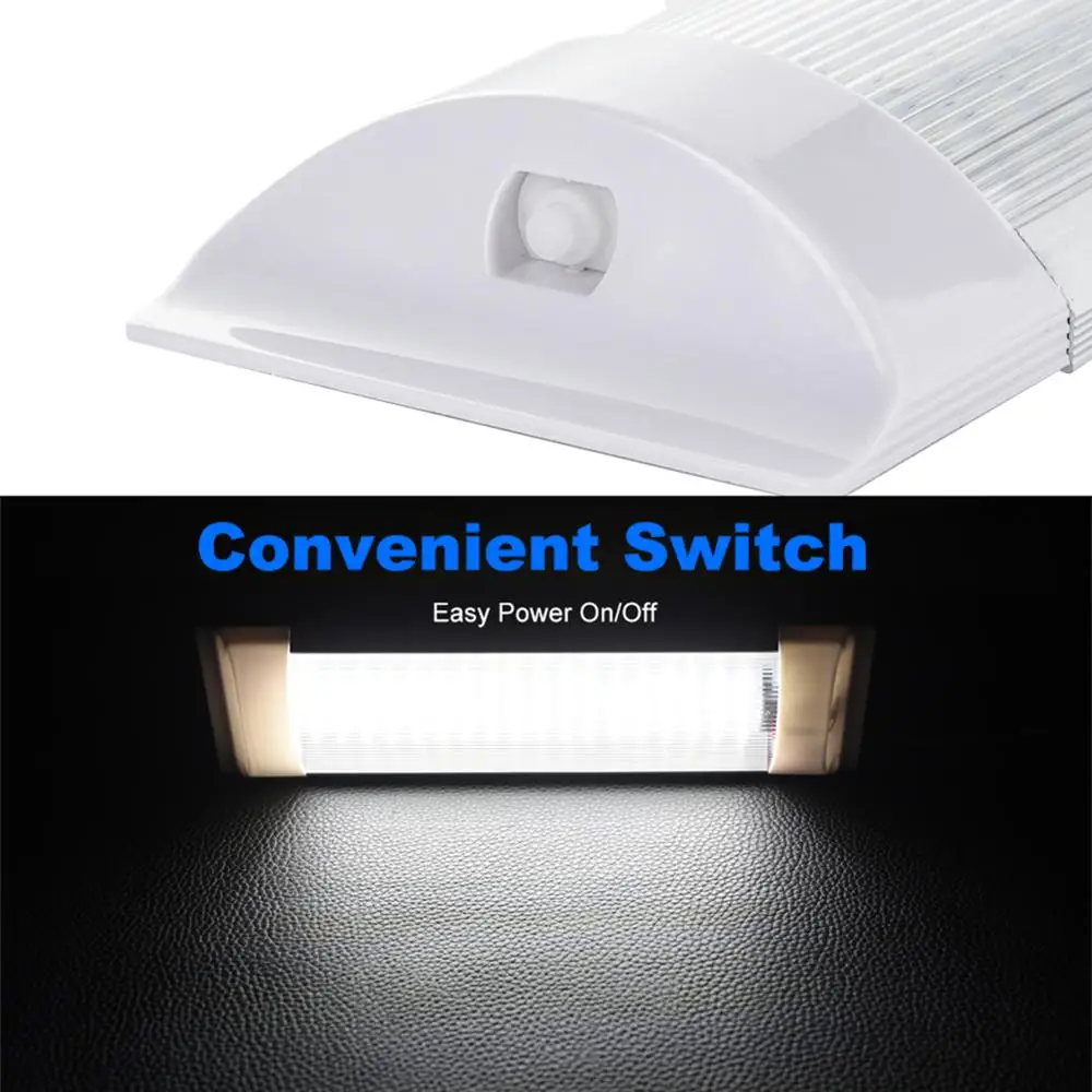 Отражатели 2 шт мощностью 12V для салона автомобиля светодиодный светильник рейка