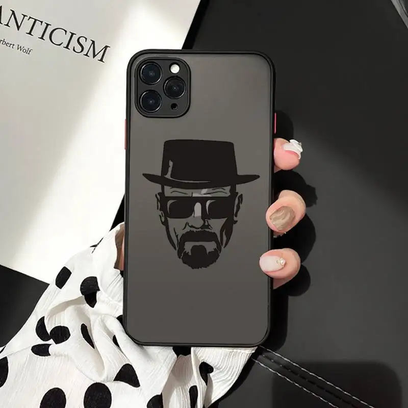 

Heisenberg breaking bad TV series Phone Case matte transparent For iphone 7 8 11 12 plus mini x xs xr pro max cover