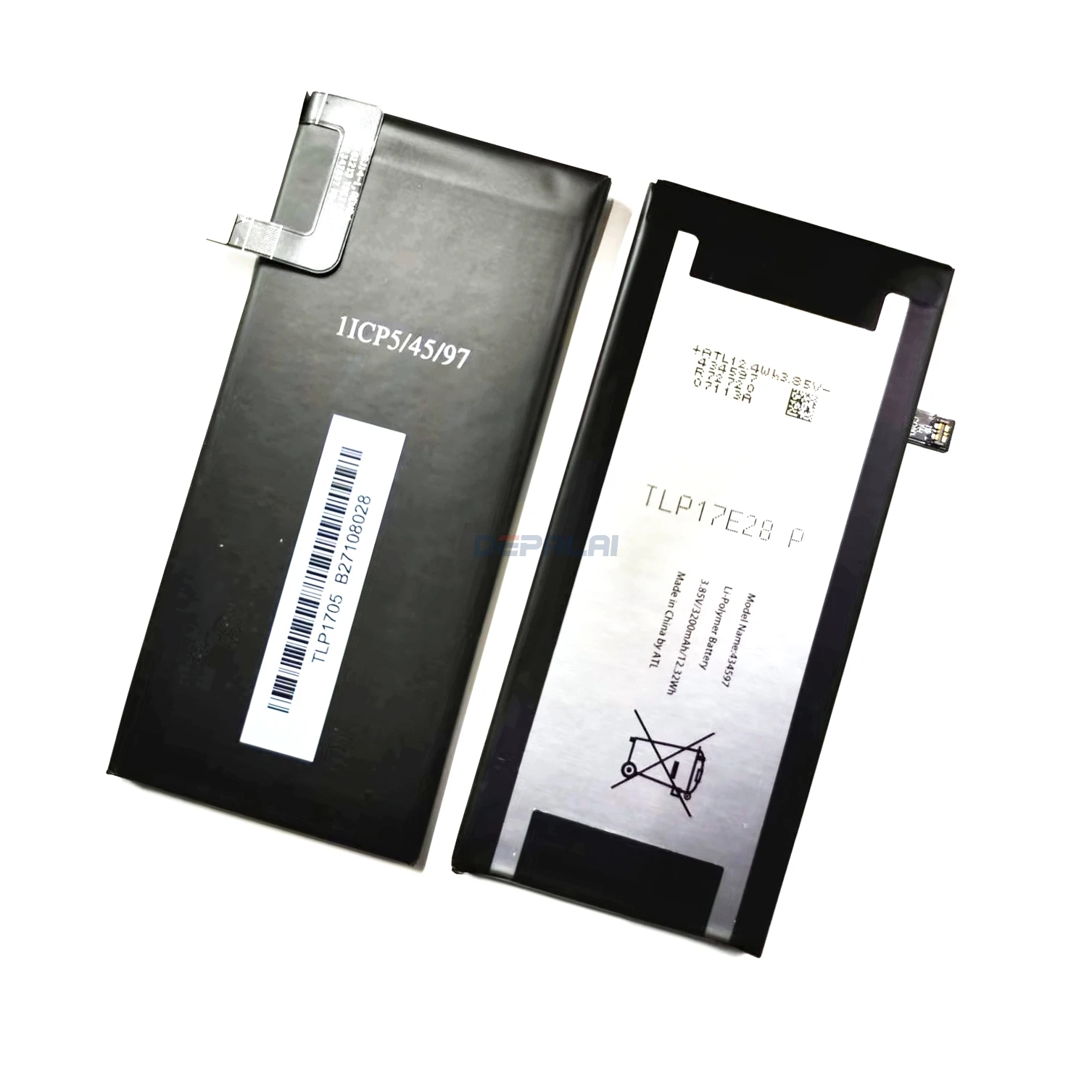 Сменная батарея для wiko 434597 1icp 5/45/97 3200mah Встроенный литий ионный аккумулятор