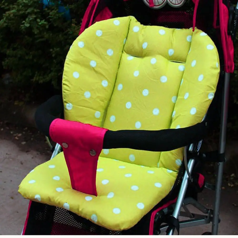 Coj&iacute;n para asiento de cochecito de beb&eacute;, silla alta, colchones suaves de colores, alfombrilla para cochecito, accesorios-1