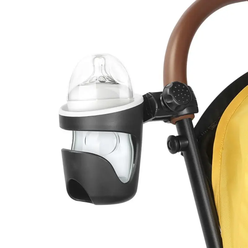

Universal Baby Stroller Cup Holder 360 Rotatable Milk Water Bottle Rack Pram Pushchair Carriage Buggy Accessories