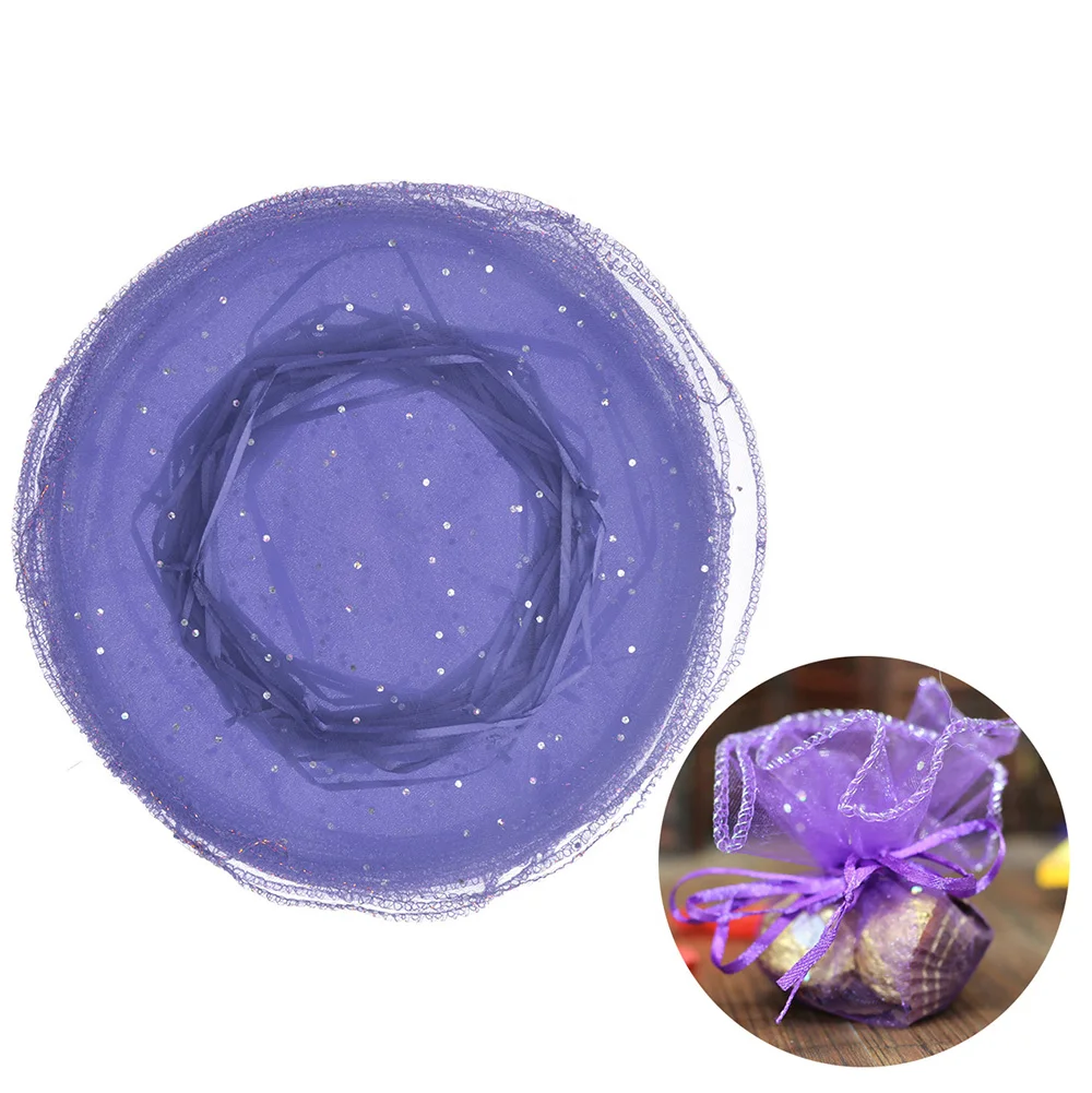 3 шт круглый мешочек из органзы для ювелирных изделий свадебного подарка