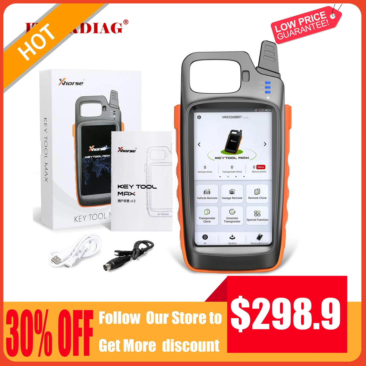 

Оригинальный Xhorse VVDI ключ инструмент Макс удаленный Автомобильный ключ программист с Xhorse VVDI Мини OBD инструмент можно выбрать Xhorse VVDI супер чи...