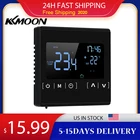 Умный Электрический нагрев воды терморегулятор ЖК-дисплей сенсорный Экран термостат Электрический пол Система нагрева Температура контроллер AC85-240V