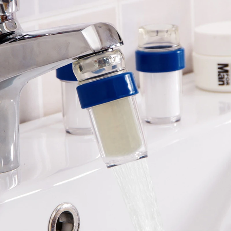 

New Kitchen Faucet Tap Water Filter Purifier Head Kitchen Faucet Water Quality Detector Mini Faucet Purifier SCI88