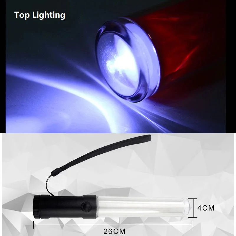 Перезаряжаемый светодиодный светящийся аварийный люминесцентный Жезл из ПВХ, 26 см от AliExpress RU&CIS NEW